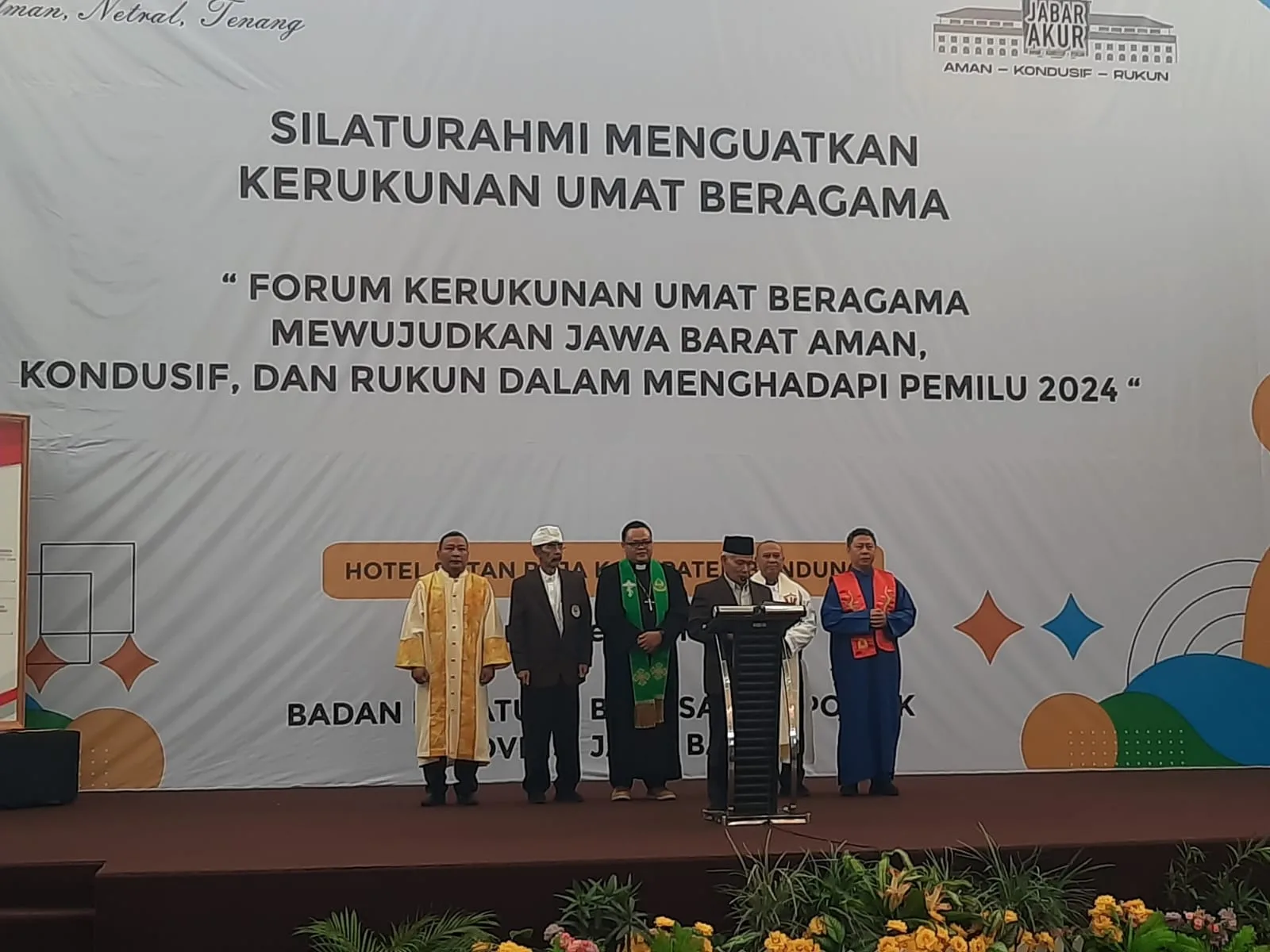 Tokoh Lintas Agama Deklarasi Pemilu Damai Sembilan Hari Jelang Pencoblosan