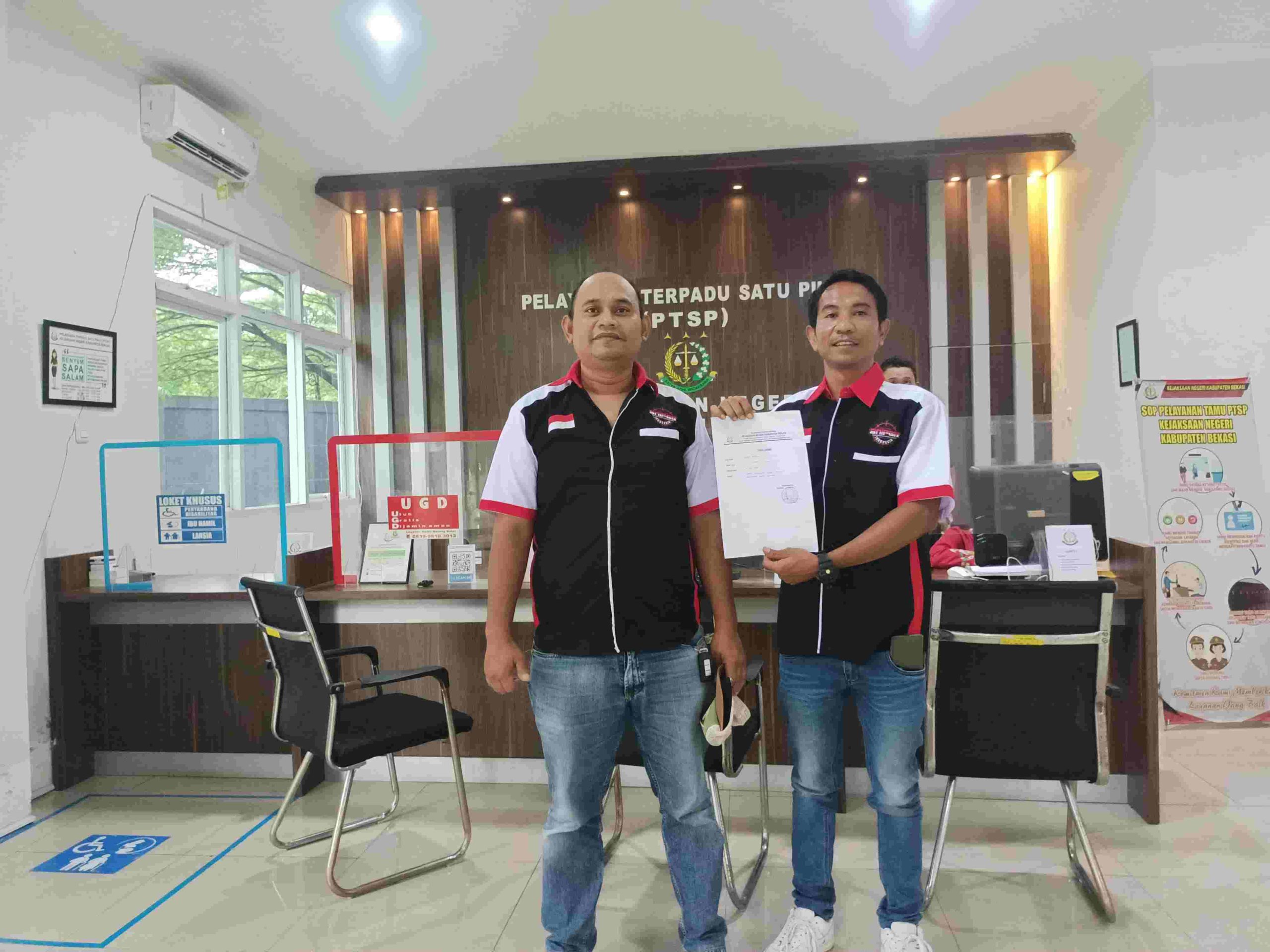 SNIPER Melaporkan Pengelolaan Arena Sepatu Roda Grand Wisata ke Kejari Kabupaten Bekasi