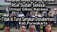 Ormas Gibas Purwakarta Geram, Mediasi PKWT, Disnakertrans dan PT. RGA Terkesan Tertutup
