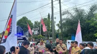 Sub Satgas Preemtif OMB Polres PALI Memantau Pendistribusian Logistik Pemilu Dari Gudang Logistik KPU Kabupaten PALI