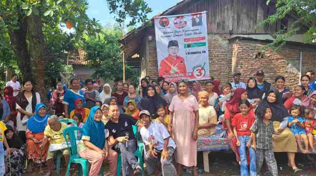 Kampanye Terakhir Nyumarno Caleg DPRD Kabupaten Bekasi Dapil 7 Blusukan 6 Titik di Cikarang Timur