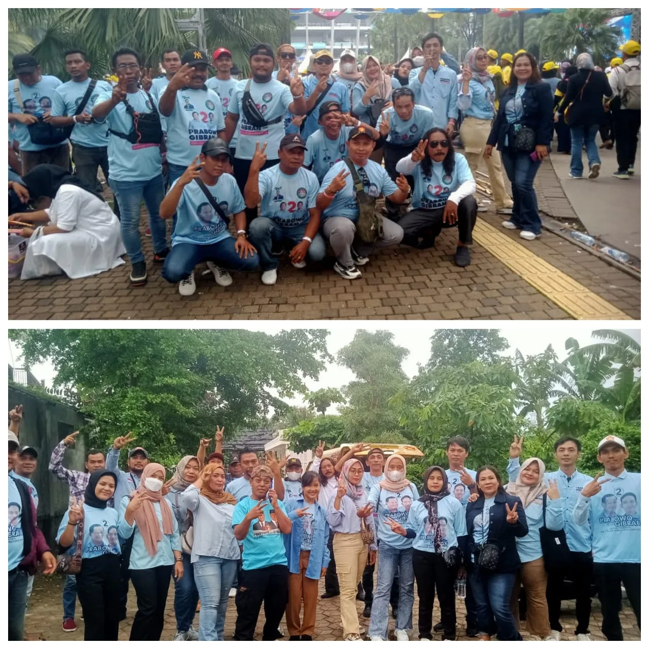 DPC Papera Kabupaten Bekasi Hadiri Kampanye Akbar Prabowo-Gibran Di GBK