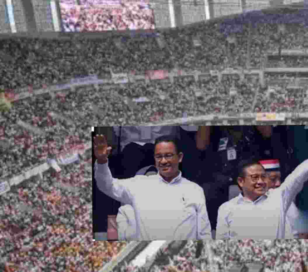 Lautan Manusia Mewarnai Kampanye Akbar AMIN di Stadion JIS