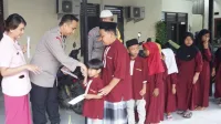Polsek Cikarang Barat Lakukan Giat Santunan Anak Yatim