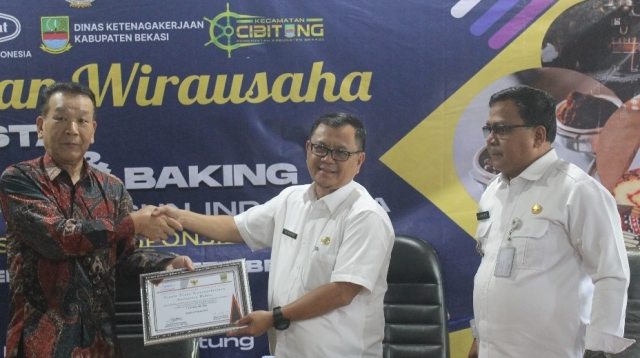Tingkatkan Kewirausahaan,Disnaker Kabupaten Bekasi Kerjasama PT. Nippsiun Indonesia Gelar Pelatihan UMKM