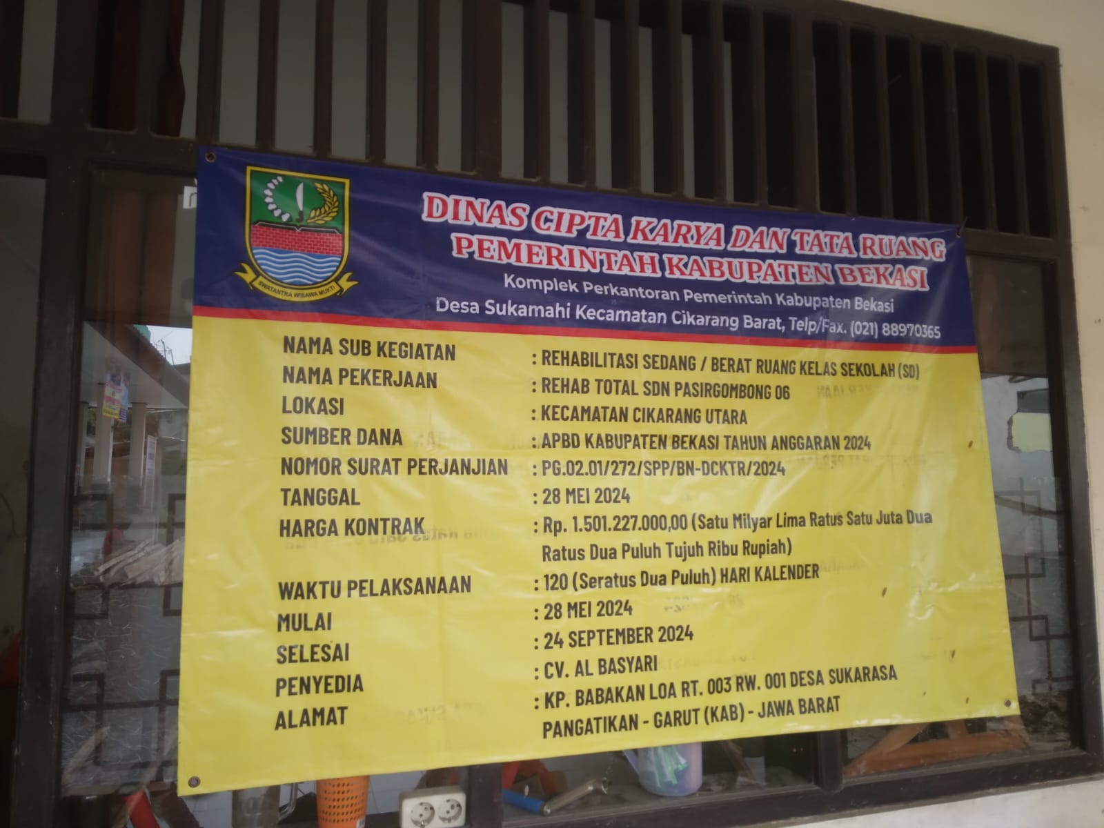 Anggaran Covid Masuk Dalam RAB Proyek Rahab Bangunan Sekolah,Ketua LSM GBR Mempertanyakan?