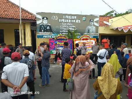 Kapolsek Kedungwaringin MengajakMasyarakat Menghadiri HUT Bhayangkara ke -78