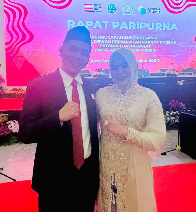 Irpan Haeroni SM & Istri Anggota DPRD Provinsi Jawa Barat 2024- 2029