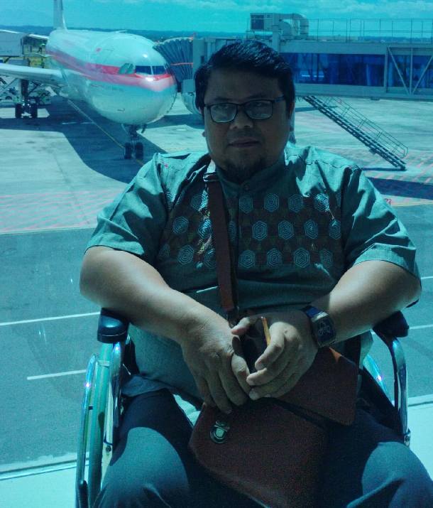 H.Norman Yulian Ketua Umum Perkumpulan Penyandang Disabilitas Indonesia (PPDI)