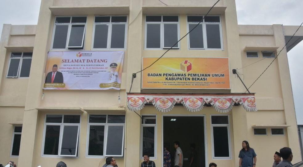 Gedung Bawaslu Kabupaten Bekasi (Foto Istimewa)