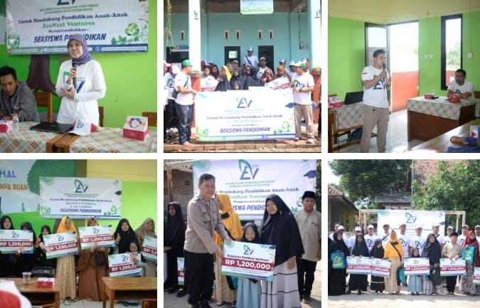 Siswa dan Siswi SDIT Risalatul Haq Desa Cicadas, Babakan Cikao, Purwakarta Menerima Bantuan Dari EcoNext Ventures