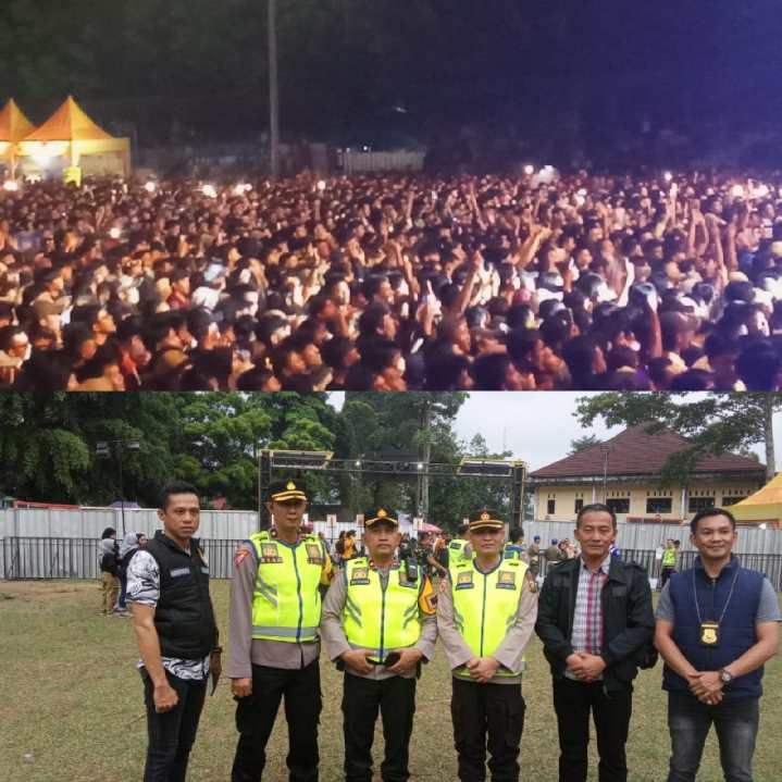 Membludak !! Ribuan Penggemar TIPE X Padati Alun - alun 2 Kota Pagar Alam