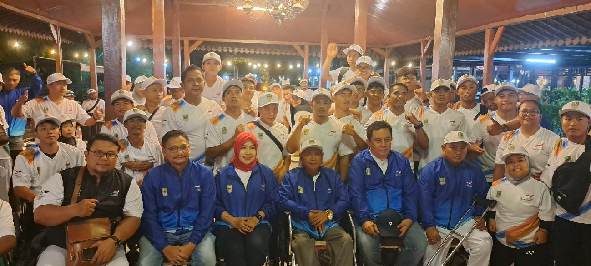 Support untuk Meraih Kemenangan Pj.Bupati Bekasi, Kadisbudpora dan Kejari Kunjungi Posko Kemenangan NPCI Kabupaten Bekasi di Peparnas Solo 2024,Sabtu 05/10/2024