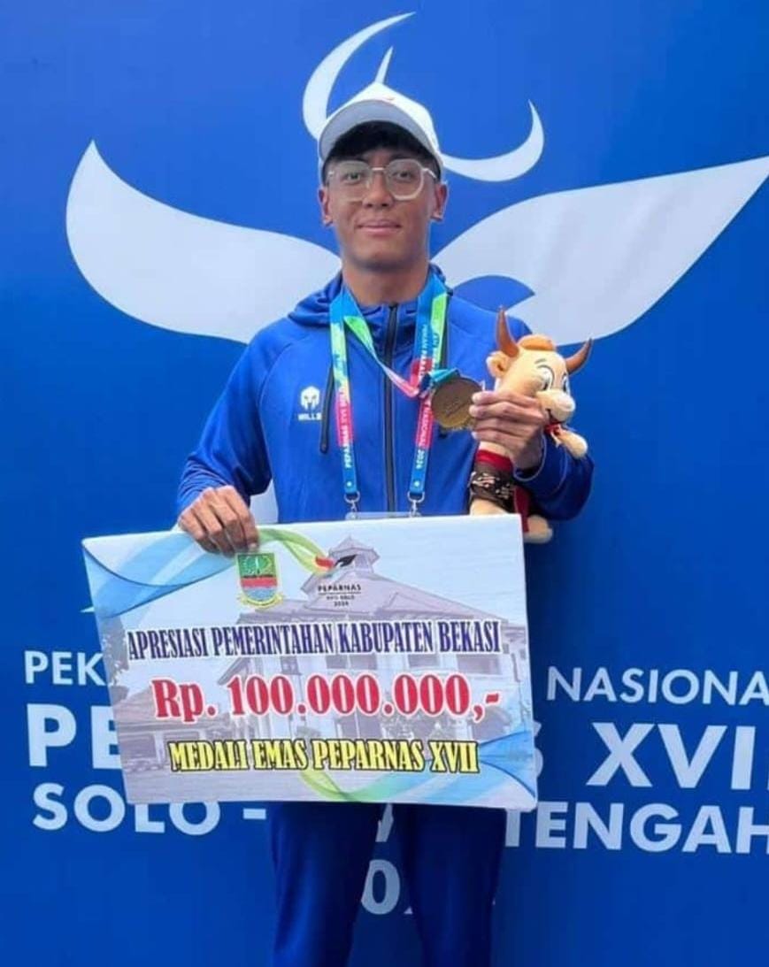 Muhammad Bintang Tribudi Atlet Renang NPCI Kabupaten Bekasi