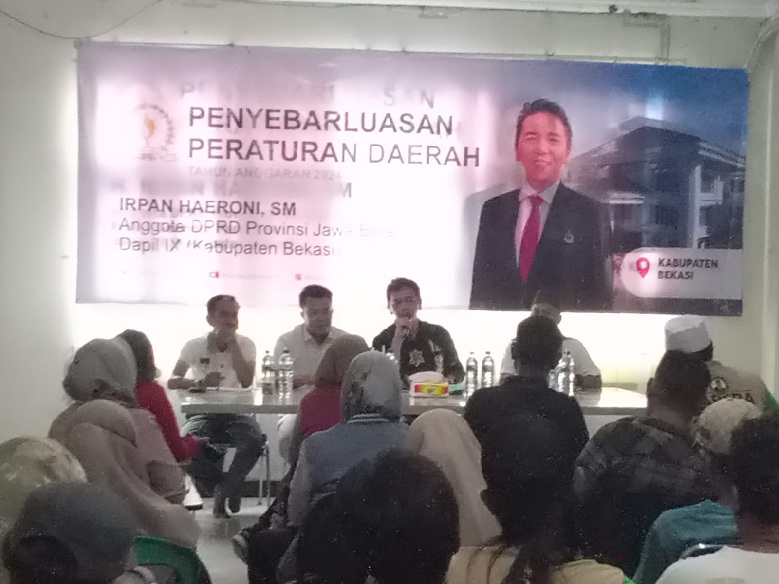 IRPAN HAERONI,SM Anggota DPRD Provinsi Jawa Barat Sosialisasi Penyebarluaskan Perda