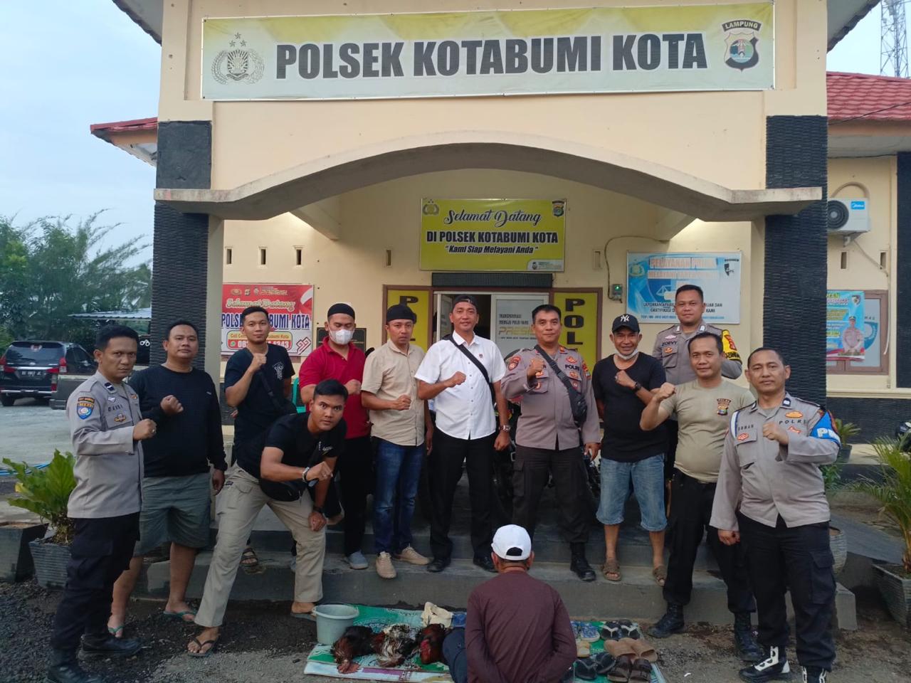 Gerebek Arena Judi, Polsek Kotabumi Kota Polres Lampung Utara Amankan Pelaku dan Barang Bukti
