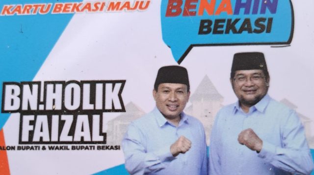 Peningkatan Tunjangan RT, RW dan  Marbot  Masjid Masuk 9 Program Unggulan Paslon 02 BN Holik- Faizal di Pilkada Kabupaten Bekasi