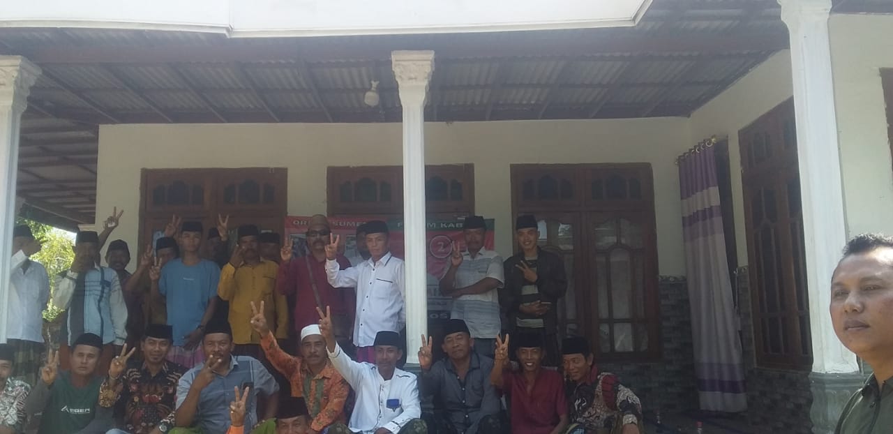 Ketua Paguyuban di Dua Kecamatan di Kabupaten Sumenep Sepakat dukung Paslon No. Urut 02