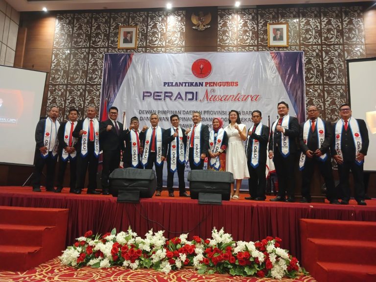 Hendriek Lyston Sihotang Resmi Dilantik Jadi Ketua DPC Peradi Nusantara Bekasi Raya