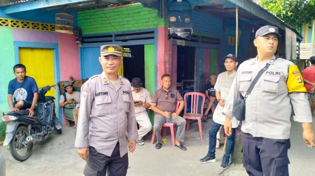 Polsek Penukal Abab Menjalankan Pengamanan Pada Kegiatan Silaturahmi dan Kampanye Tatap Muka Oleh Calon Bupati Kabupaten PALI Nomor Urut 01