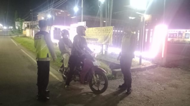 Untuk Menjaga Situasi Keamanan dan Ketertiban di Wilayahnya Polsek Talang Ubi Menggelar Kegiatan Rutin Yang Ditingkatkan