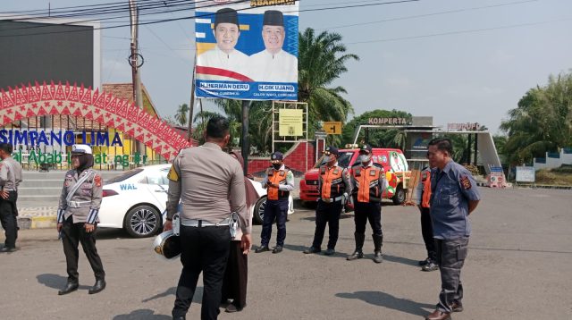Polres PALI Gelar Razia Gabungan Lintas Sektoral Untuk Tingkatkan Keselamatan Berlalu Lintas