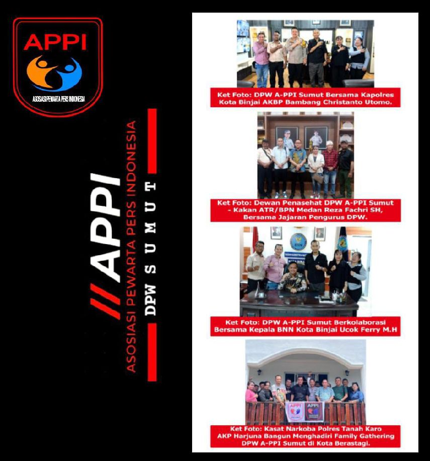 Awali Kepengurusan, DPW A-PPI Sumut Lakukan Konsolidasi ke Beberapa Stakeholder