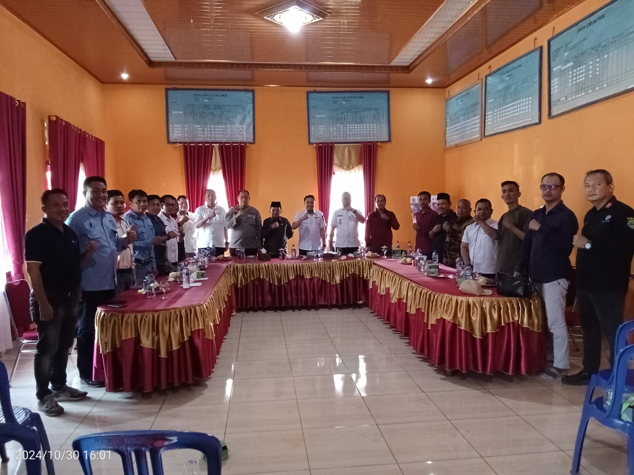 Pemerintah Kabupaten PALI Melaksanakan Rapat Koordinasi Pada Untuk Membahas Rencana Pembangunan Jaringan Listrik Di Talang Betung