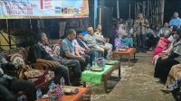 Meski Hujan Warga Antusias Sambut NONA di Tiyuh Panaragan