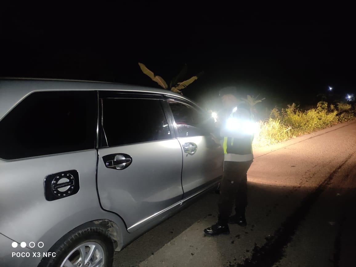 Polres PALI Gelar Razia Terpadu Cegah Kejahatan Pekat dan 3C,Hasilnya 20 Pelanggar Ditegur