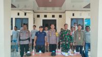 Kapolsek Sukatani laksanakan Monitoring Giat Kirab Pilkada Tahun 2024