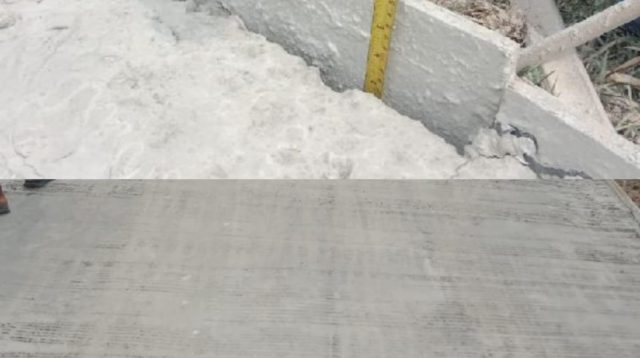 Warga Protes Proyek Jaling di Desa Pantai Harapan Jaya Amburadul