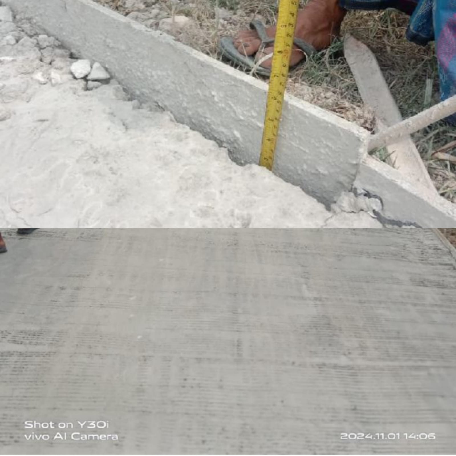 Warga Protes Proyek Jaling di Desa Pantai Harapan Jaya Amburadul