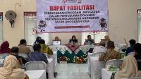 Bawaslu Lampung Utara Menggelar Rapat Fasilitasi Perencanaan Program Anggaran Dalam Penyusunan Dokumen Pertanggung jawaban Anggaran Tahun 2024