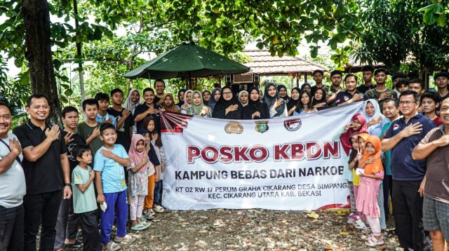 Warga PGC Deklarasi Komitmen Bersama Kampung Bersih dari Narkoba