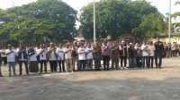 PPK Kecamatan Kedungwaringin menggelar Apel Siaga dan Penertiban Alat Peraga APK Pilkada 2024