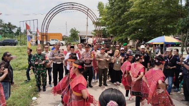 Polsek Sukatani Lakukan Monitoring Pengamanan Pemilihan Suara Pilkada Serentak