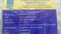 Proyek pemagaran SDN 04 Bojong Sari Diduga Tidak Sesuai Spesifikasi