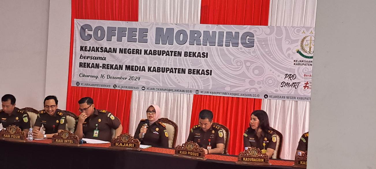 Inilah Capaian Kejari Kabupaten Bekasi 2024, Coffe Morning Bersama Awak Media