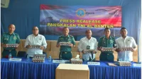 Upaya Penyelundupan Rokok Ilegal Senilai Rp 9,6 Miliar di Gagalkan TNI AL