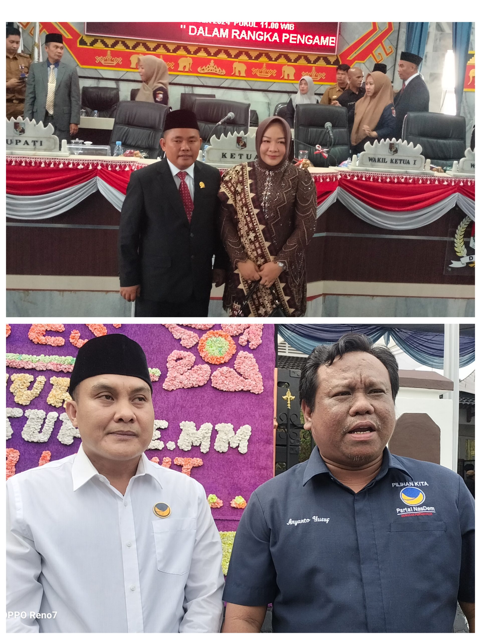 Pergantian Antar Waktu (PAW) wakil ketua II dewi murni dengan cerli yusrizal Partai Nasdem