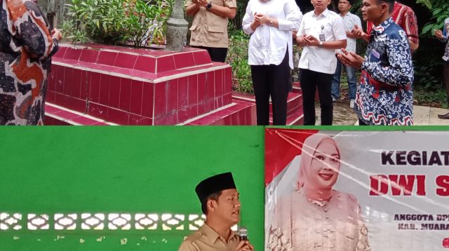 Calon Bupati Terpilih Kabupaten PALI Asgianto ST Beserta Istri Berziarah Ke Makam Puyang Dusun Tua Desa Air Itam
