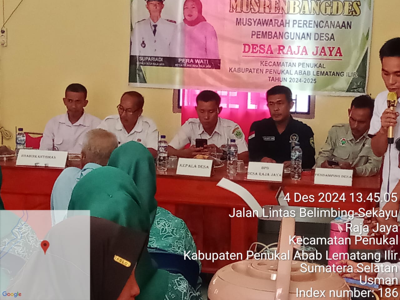 Pemerintah Desa Raja Jaya Menggelar Musrenbangdes Untuk Menentukan RKPDes Tahun 2025