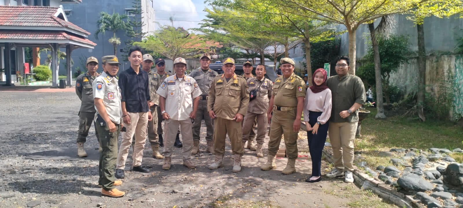 Mahasiswa Universitas  Hukum Jember, Gelar Hasil Kegiatan  MBKM Bekerjasama Satpol PP Pemkab Jember