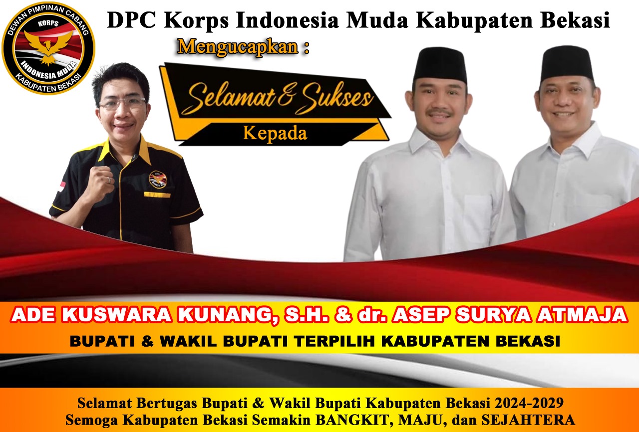 Pleno KPU Memantapkan Kemenangan Paslon 03, Ketua KIM Kab. Bekasi Memberikan Ucapan Selamat serta Harapannya