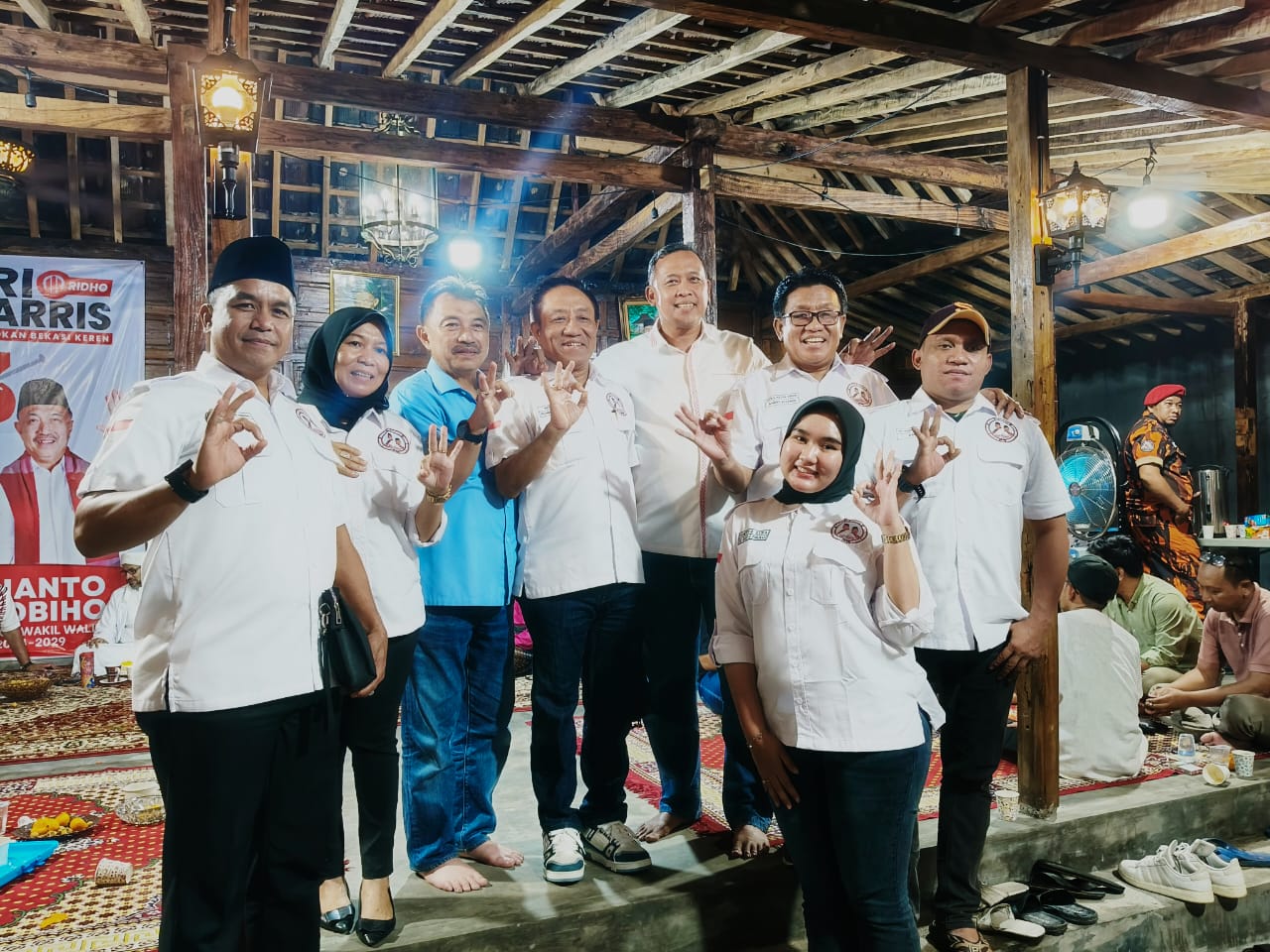 Tri Adhianto – Haris Bobihoe Unggul di Pilwako Kota Bekasi, Ketum BAS- RIDHO Ucapkan Selamat