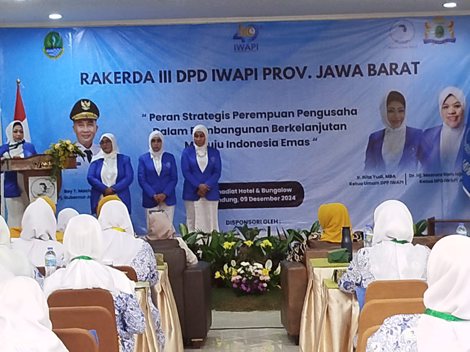 IWAPI Dorong Perempuan Pengusaha UMKM Naik Kelas: dan menjadi mitra strategis Pemprov Jabar untuk sekolah perempuanñ jabar