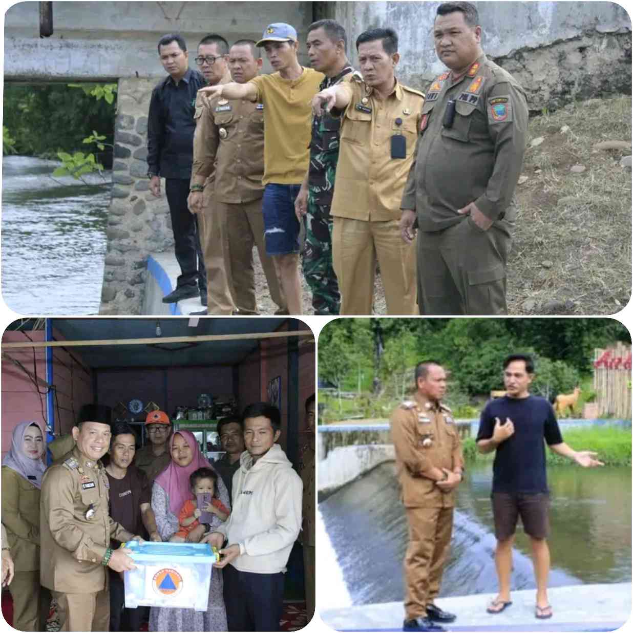 Pj Bupati Empat Lawang Turun Langsung  Sambangi Keluarga Korban yang Hanyut di Kecamatan Lintang Kanan