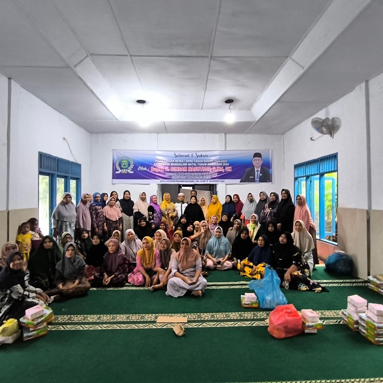 Binsar Anggota DPRD Madina Jemput Aspirasi Masyarakat Davil 5
