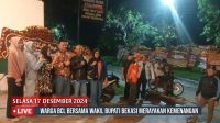 Rayakan Kemenangan Pilkada Bekasi di Kediaman Wabup Terpilih dr.Asep Suryaatmaja